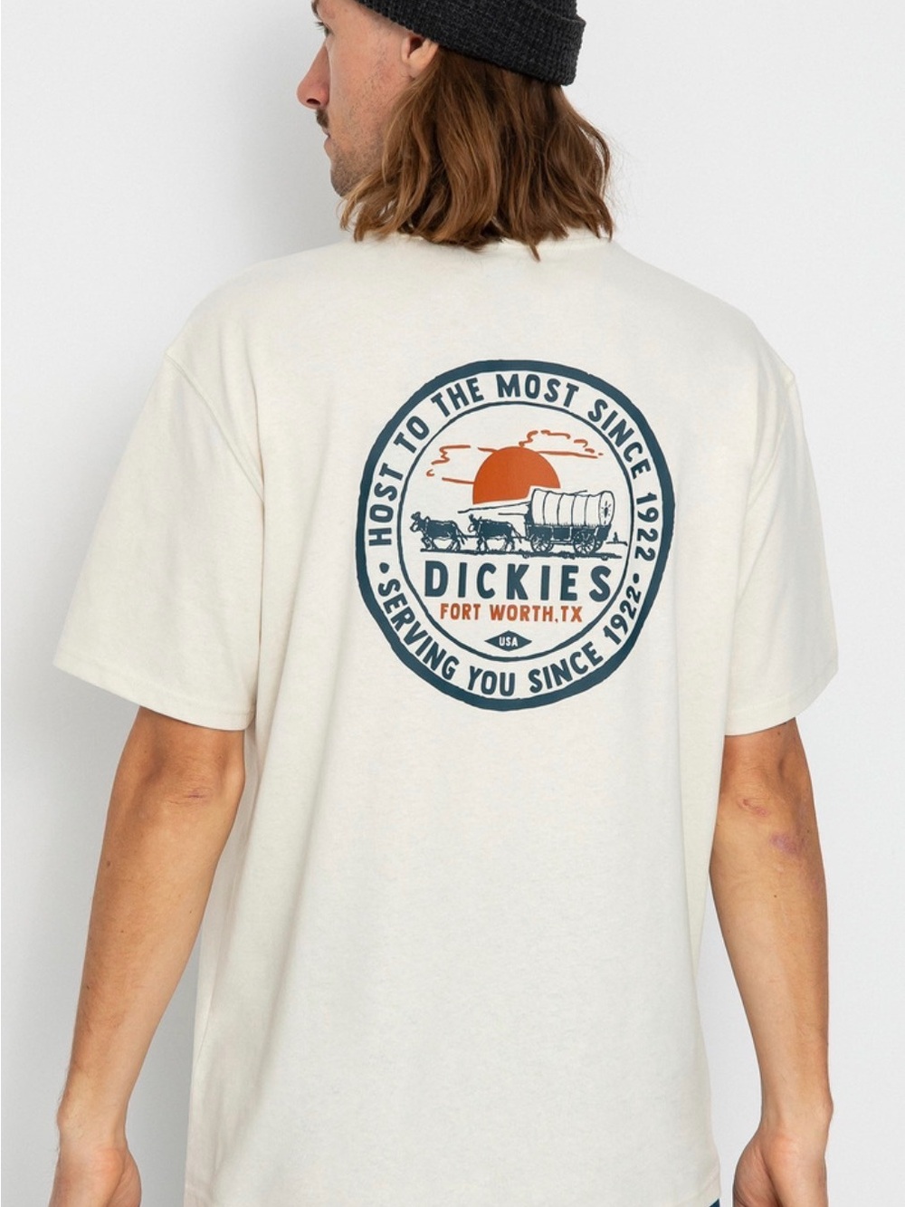 Dickies Greensburg Men’s Graphic T-Shirt XL Whitecap Gray Fort Worth Texas